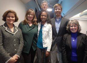 A group of people posing for a photo. 