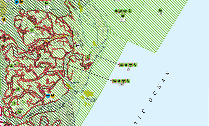 An ESI map. 