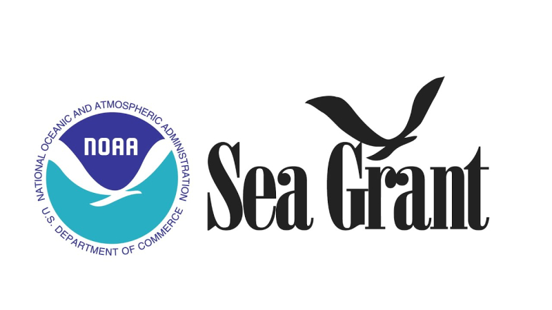 A NOAA logo next to the Sea Grant logo.
