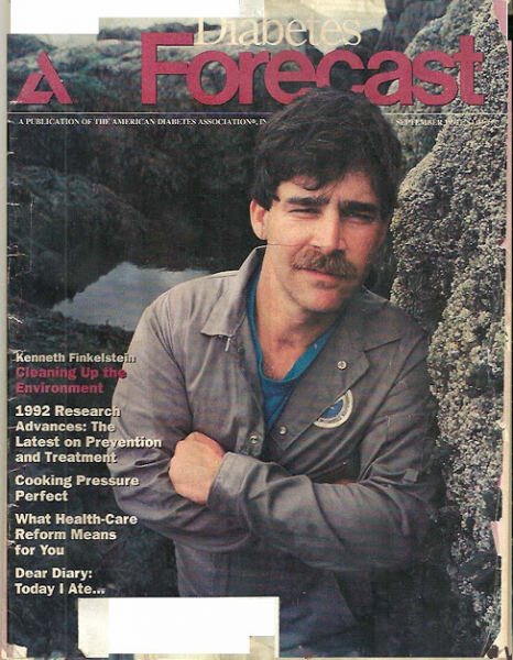 A magazine cover with a man on it.