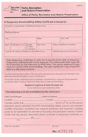 A pink carbon copy slip from New York Parks and Recreation Office. 