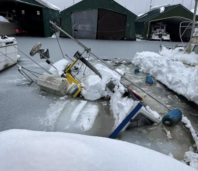 Incident Responses For January 2024 NOAA S Office Of Response   Submerged Boat Juneau Harbor 2024 